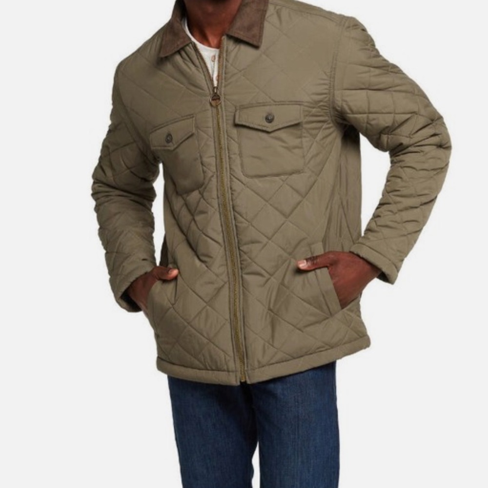 Weatherproof Vintage Men’s Flannel Lined Quilted Barn Jacket Green Size X-Large - Picture 2 of 3